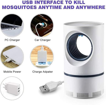 USB Mosquito Killer Lamp – Silent & Non-Toxic Insect Trap