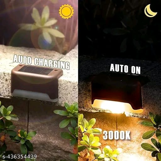 Solar Deck & Fence Lights – Warm LED Outdoor Lighting